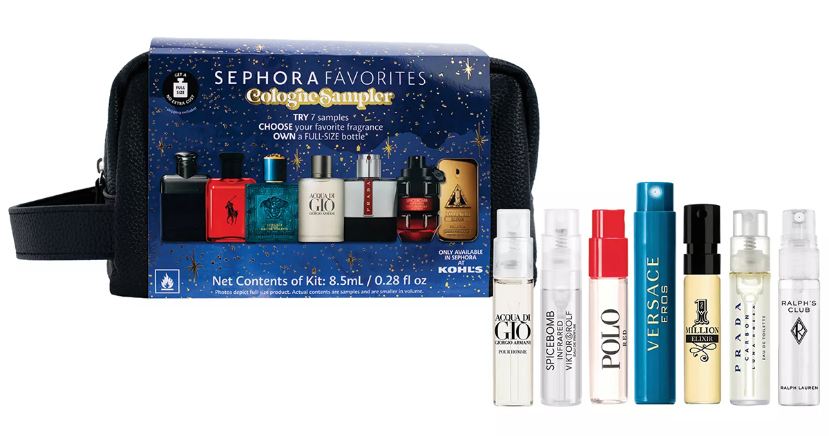 Kohl’s x Sephora Favorites Cologne Sampler Set 2023