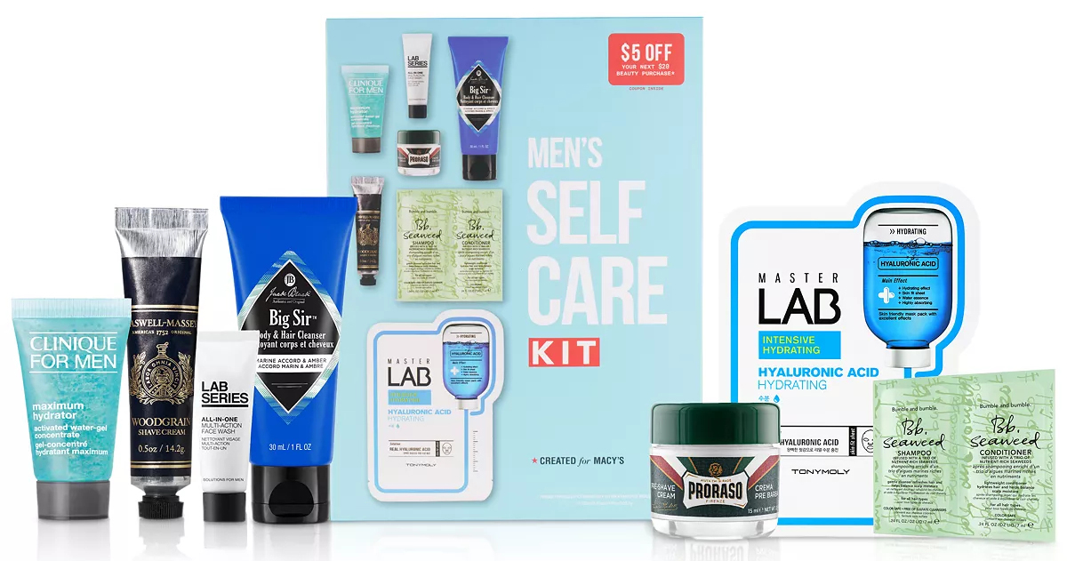 Macy’s Men's Self Care Set 2023