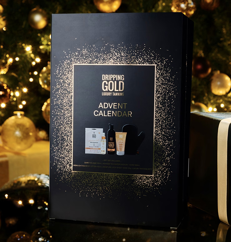 SOSU Cosmetics Dripping Gold X Days Tanning Advent Calendar 2023