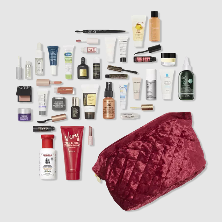 Ulta Beauty Platinum & Diamond Exclusive 33 Piece Beauty Bag 2023