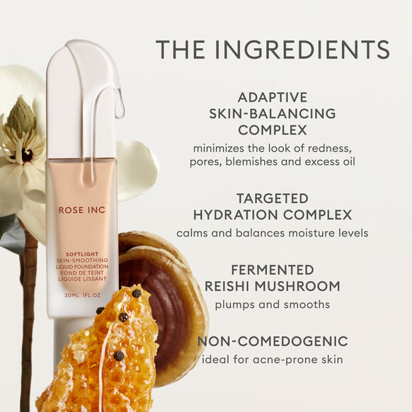 Rose Inc Softlight Skin-smoothing Liquid Foundation