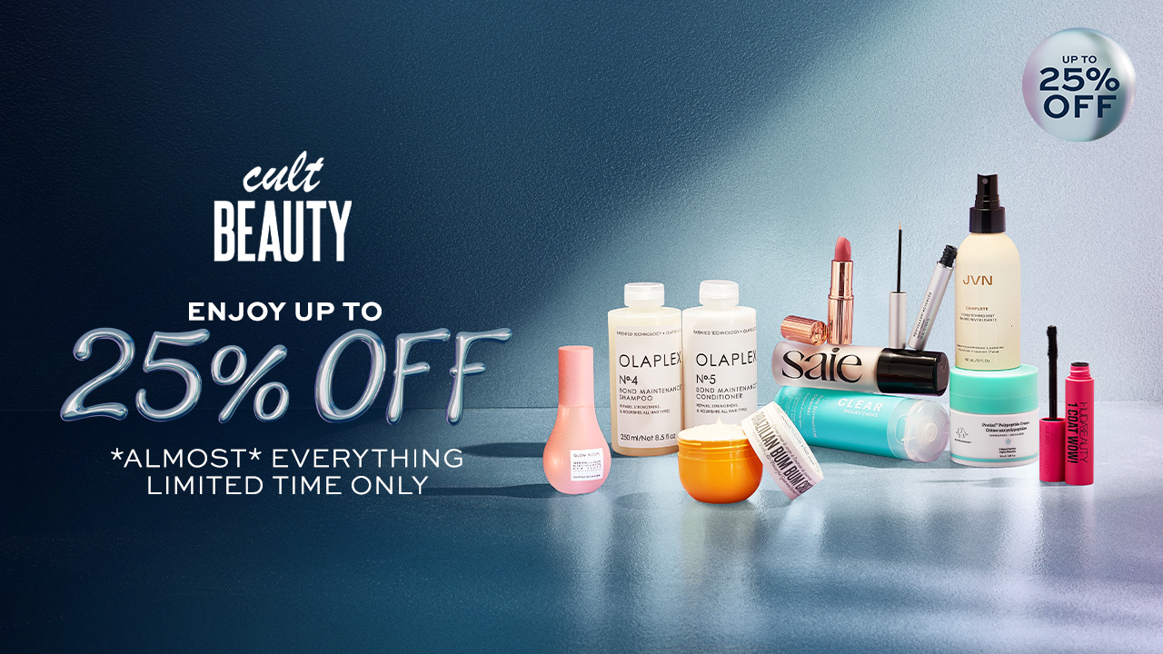 Up to 25% off selected at Cult Beauty Up to 25% off selected at Cult Beauty