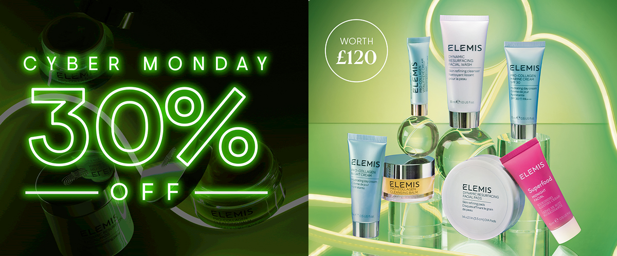 30% off + Free 7-piece gift (worth £120) when you spend £120 at Elemis 30% off + Free 7-piece gift (worth £120) when you spend £120 at Elemis
