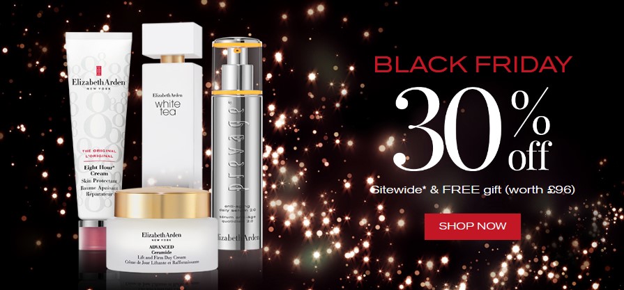 Black Friday at Elizabeth Arden: 30% off sitewide Black Friday at Elizabeth Arden: 30% off sitewide