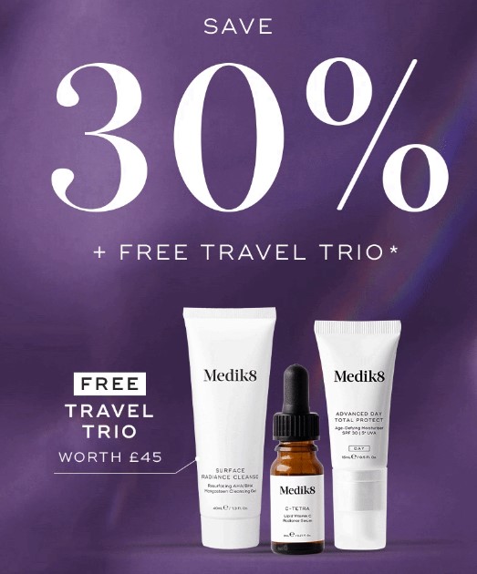 30% off sitewide at Medik8 30% off sitewide at Medik8