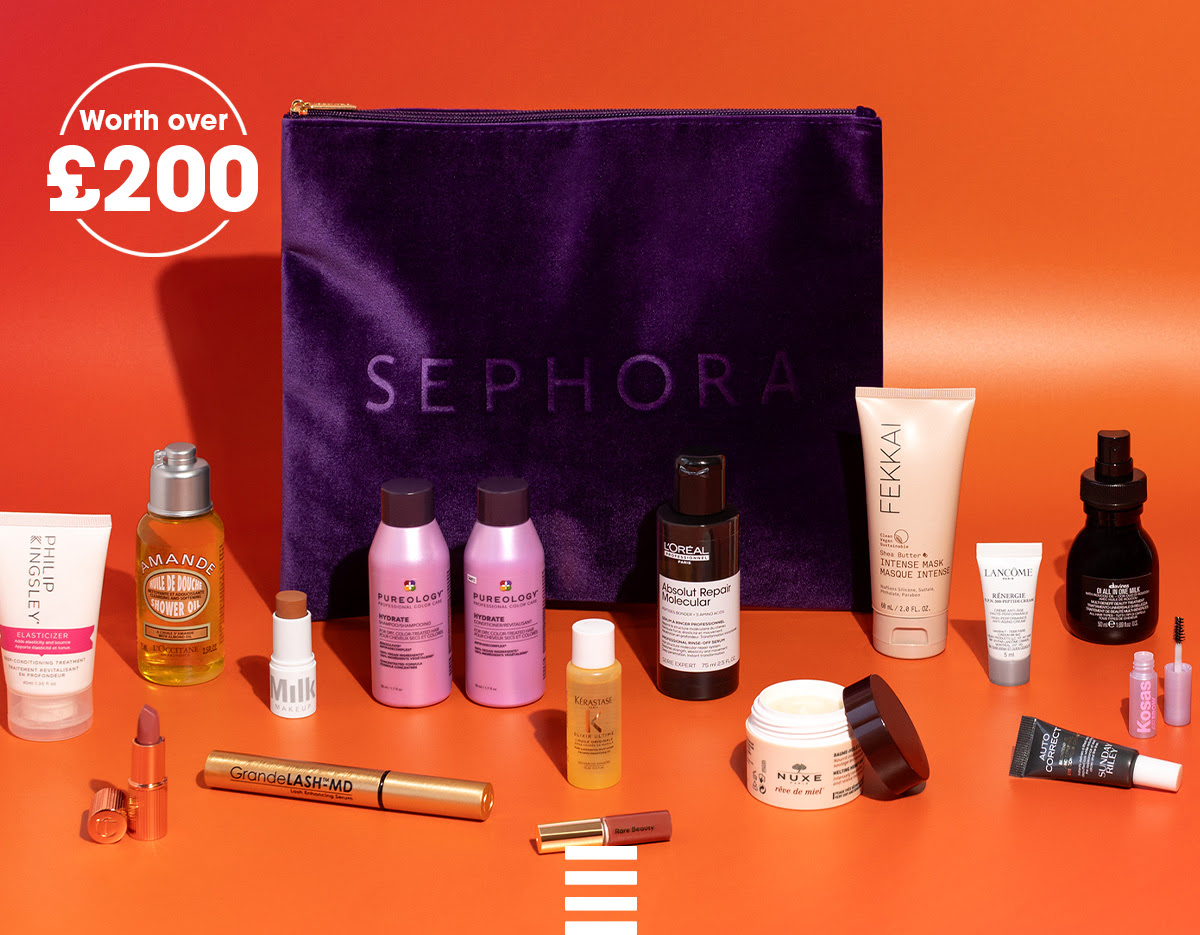 Sephora UK Joy Sparkers Beauty Bag 2023 Sephora UK Joy Sparkers Beauty Bag 2023
