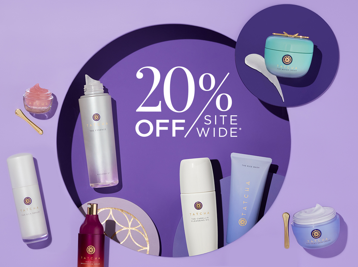 20% off sitewide at Tatcha 20% off sitewide at Tatcha