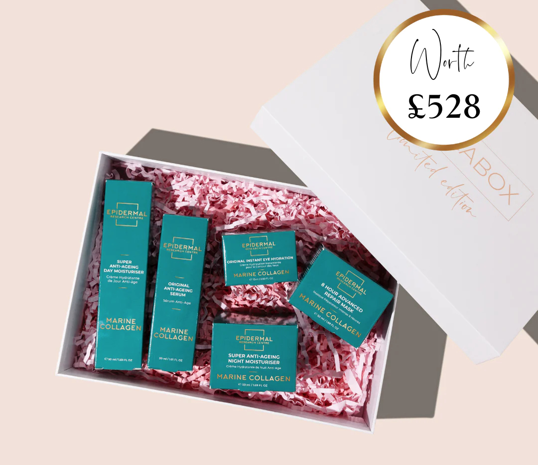 Roccabox x Epidermal Research Centre Limited Edition Marine Collagen Box 2023 Roccabox x Epidermal Research Centre Limited Edition Marine Collagen Box 2023