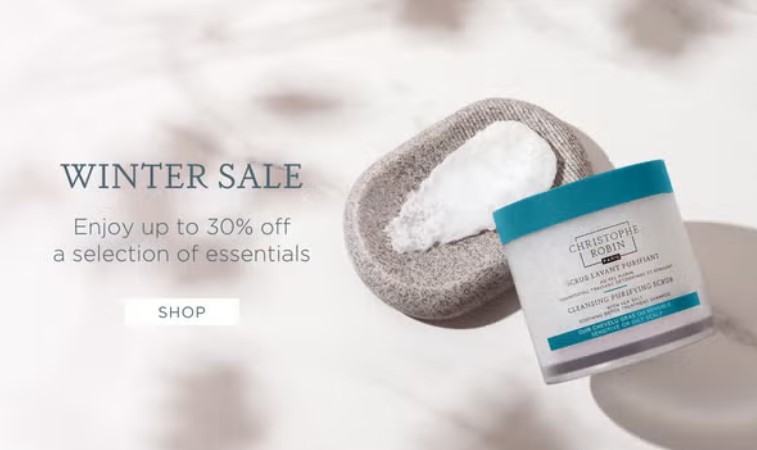 Up to 30% off selcted at Christophe Robin