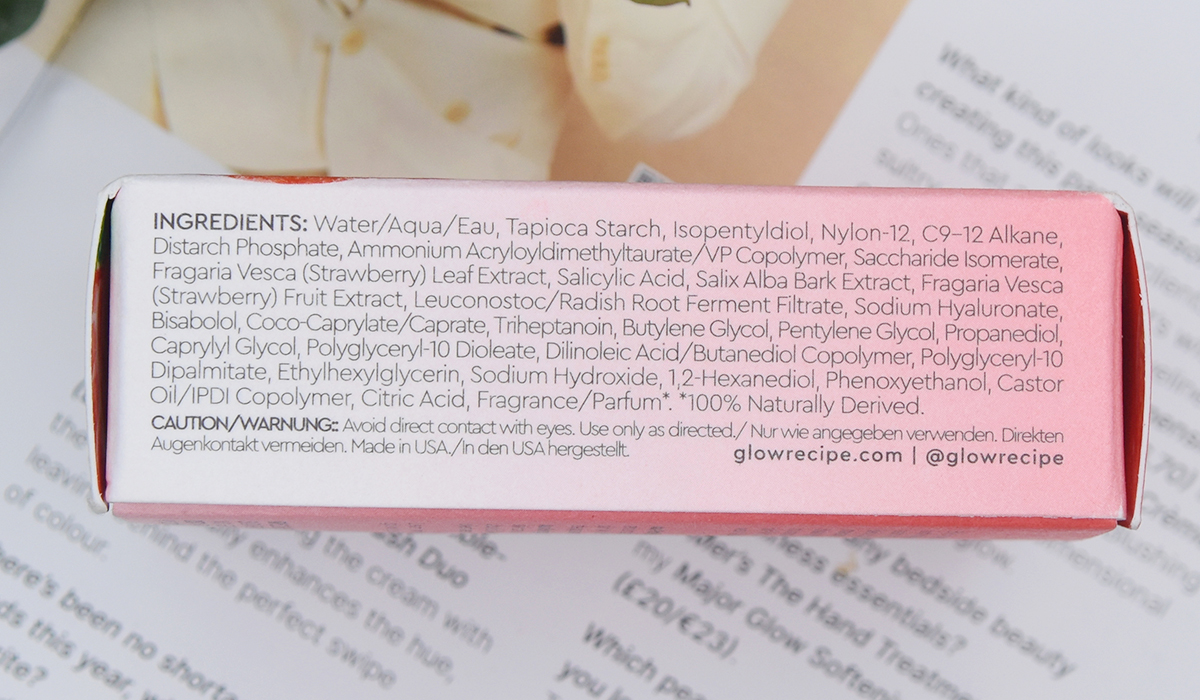 Glow Recipe Strawberry BHA Pore-Smooth Blur Drops