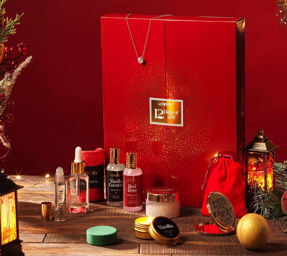 Lovery Advent Calendar Bath & Body Gift Set 2023