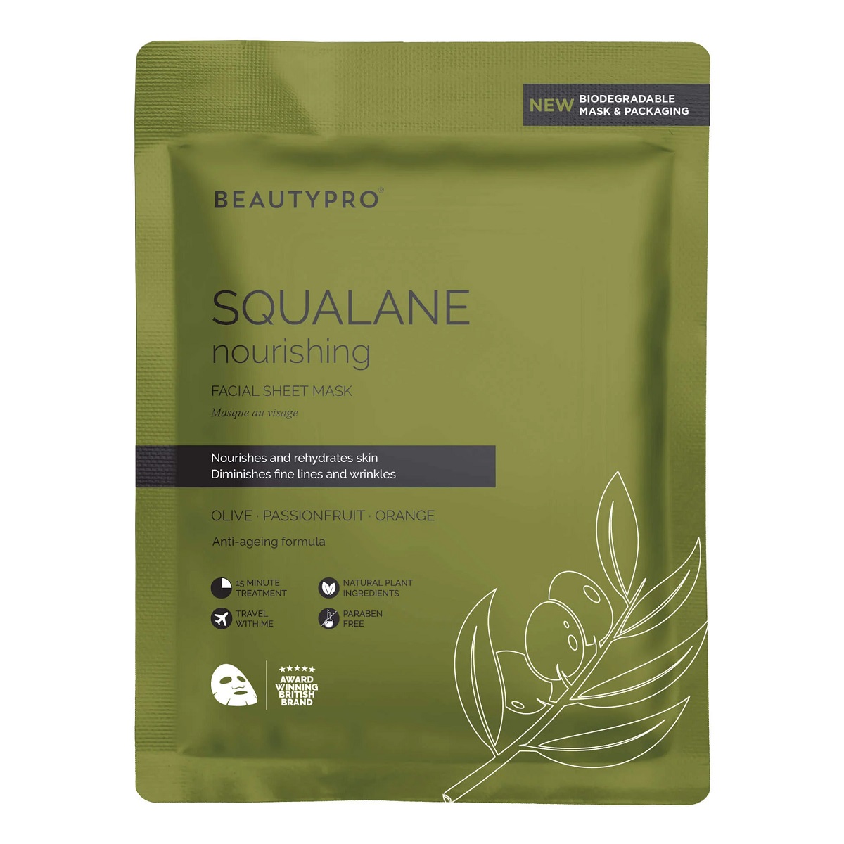BeautyPro Squalane Sheet Mask