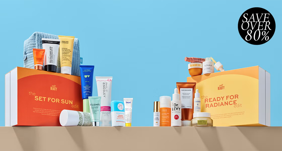 Cult Beauty has announced two Cult Beauty The Summer Saviours Edits 2024