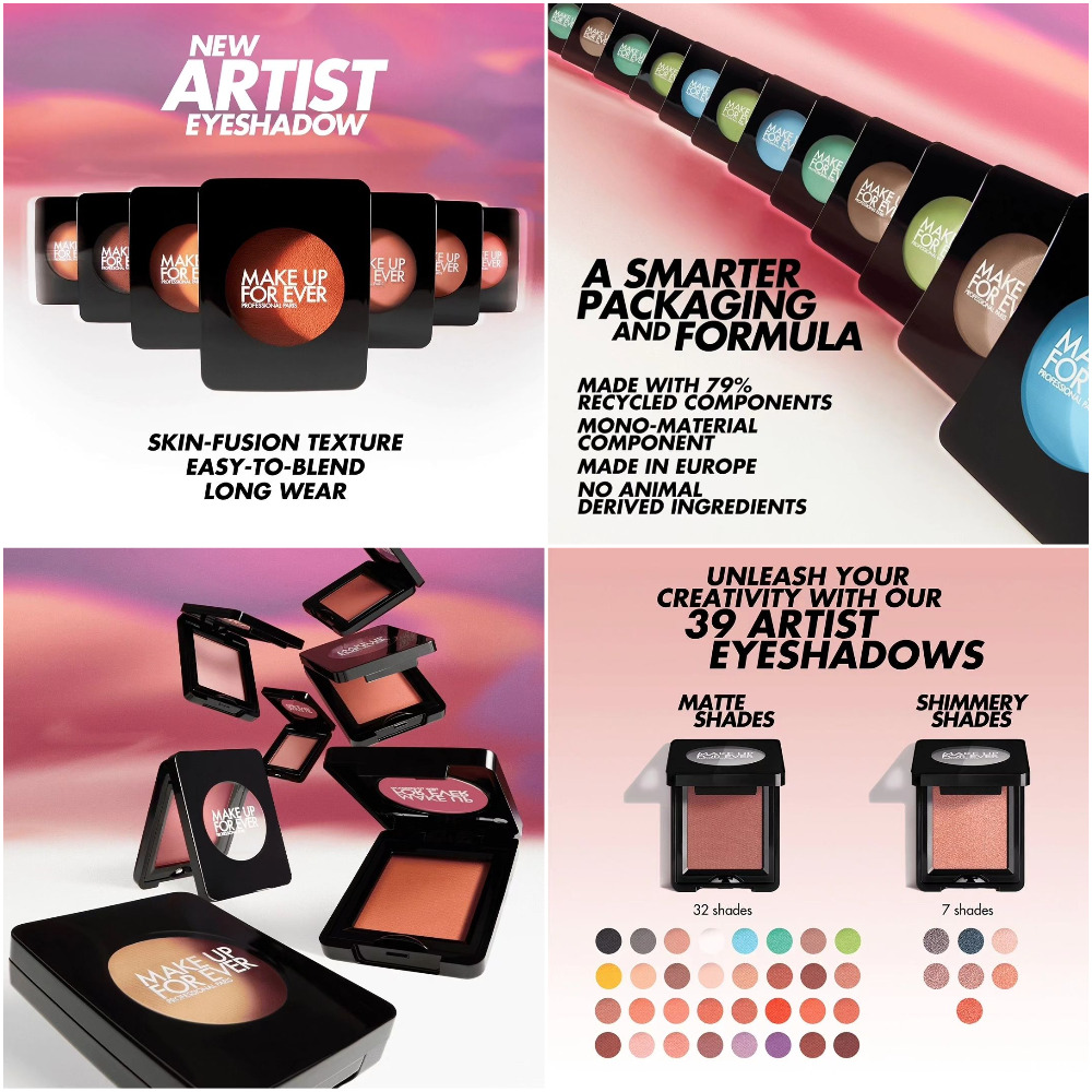 Make Up For Ever Artist Eyeshadows
