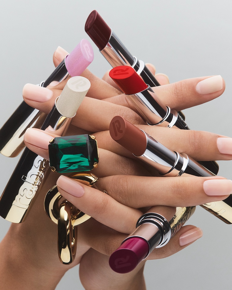 Rabanne Makeup Dramalips Glassy and Dramalips Glassy Pearly