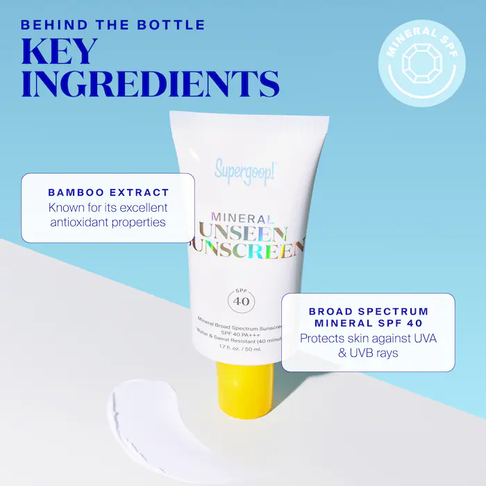 Supergoop! Mineral Unseen Sunscreen SPF 40
