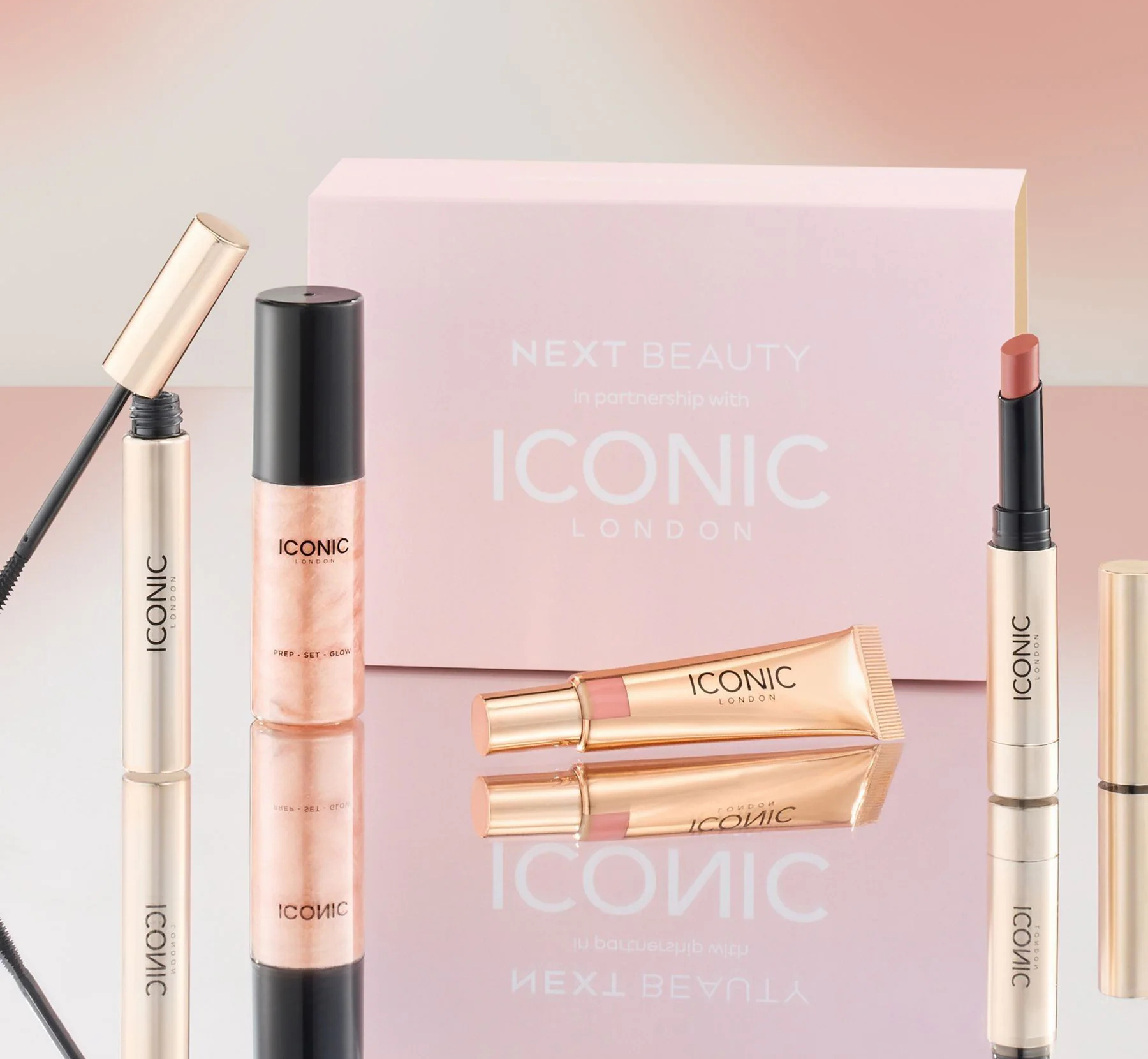 Next x ICONIC London Glow On The Go Beauty Box 2024