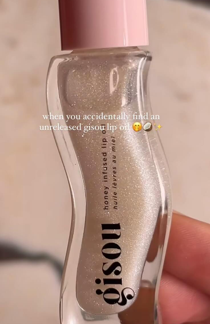 Gisou Honey Infused Hydrating Lip Oil in Coconut Frost