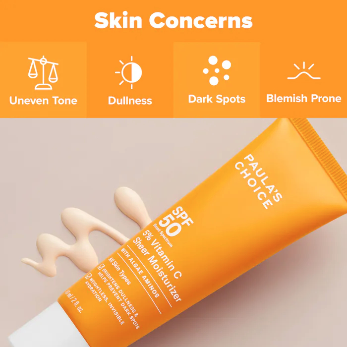 Paula's Choice 5% Vitamin C Sheer Facial Moisturizer SPF 50