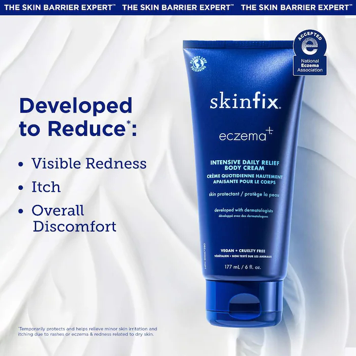Skinfix eczema+ Intensive Daily Relief Body Cream for Sensitive Skin