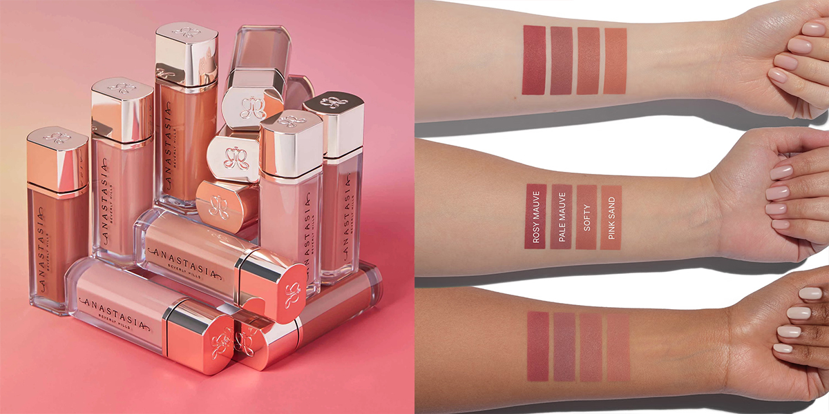 New shades of the Anastasia Beverly Hills Lip Velvet Lipstick