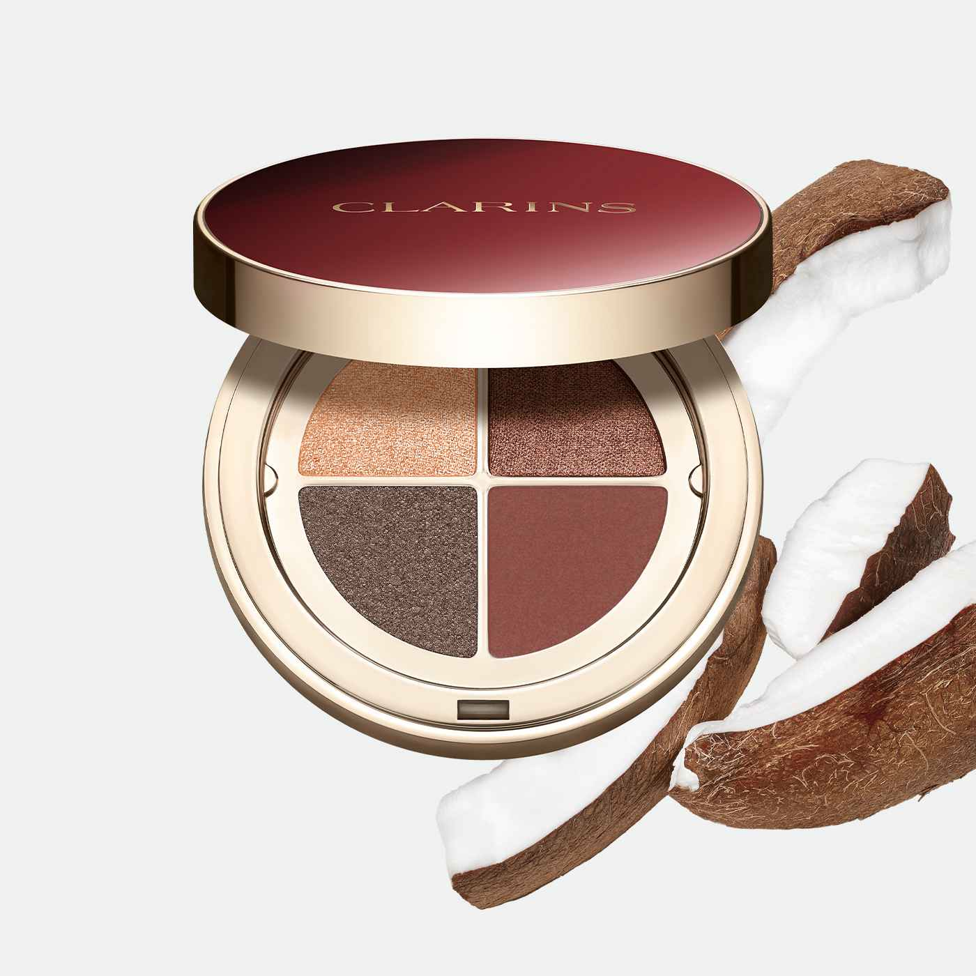 Clarins 4-Color Eyeshadow Palette in 10 Maple Gradation 
