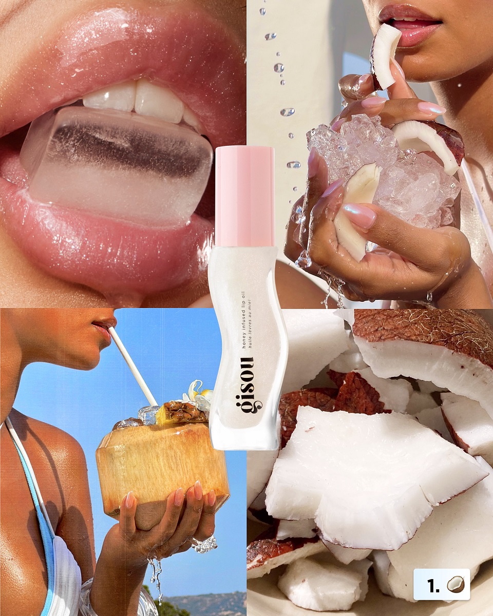 New shade of Gisou Honey Infused Lip Oil