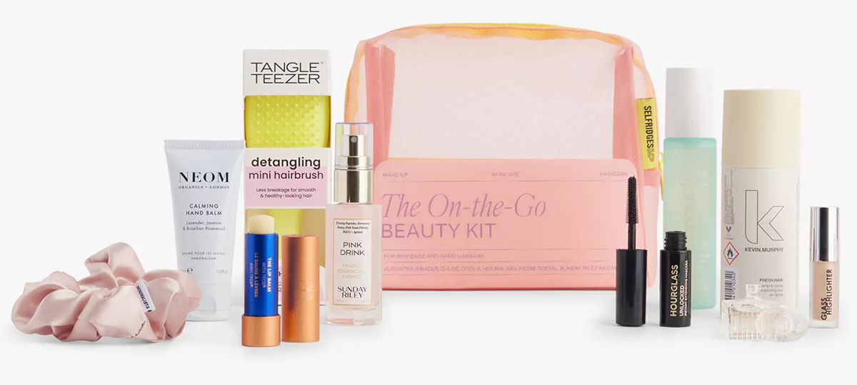 Selfridges SS24 Handbag Heroes The On-the-Go Beauty Kit Selfridges SS24 Handbag Heroes The On-the-Go Beauty Kit