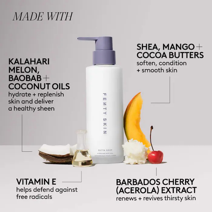 Fenty Skin Butta Drop Hydrating Body Milk Fenty Skin Butta Drop Hydrating Body Milk