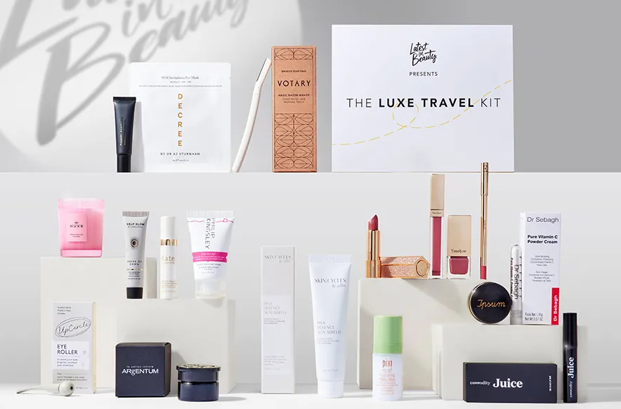 Latest in Beauty The Luxe Travel Kit 2024
