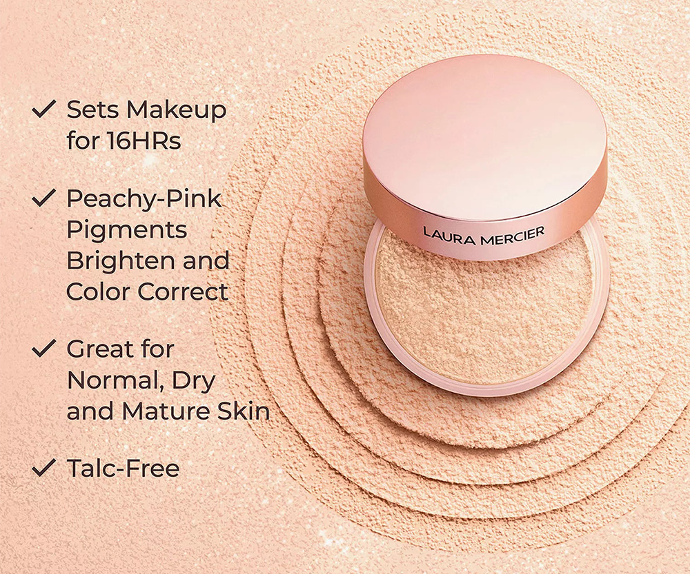 Laura Mercier Translucent Ultra-Blur Tone-Up Rose Loose Setting Powder