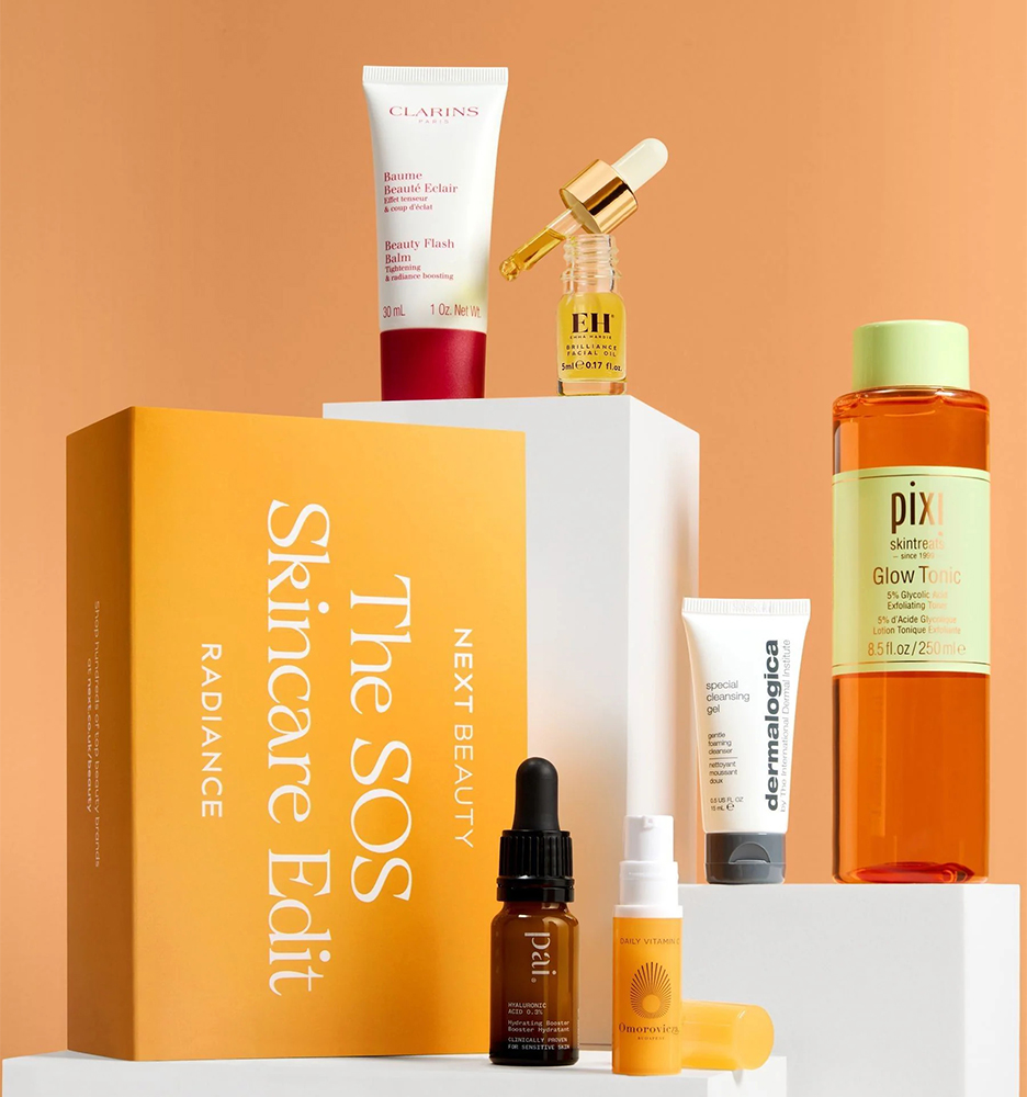 Next The SOS Skincare Edit: Radiance Beauty Box