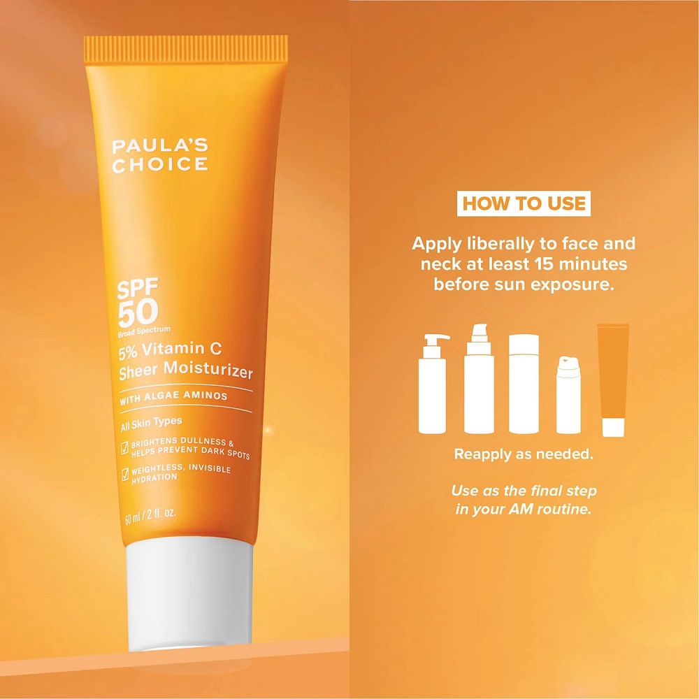Paula's Choice 5% Vitamin C Sheer Moisturiser SPF 50