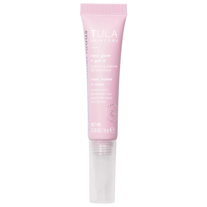 TULA Skincare Rose Glow + Get It Hydrating Peptide Lip Treatment