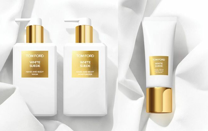Tom Ford White Suede Bath & Body Collection