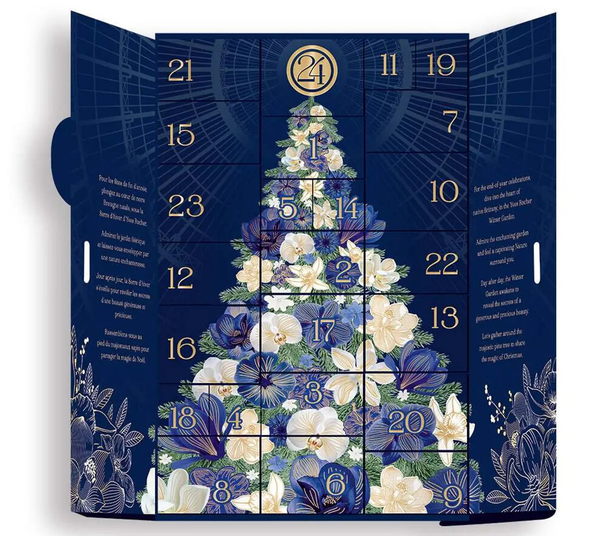 Yves Rocher Advent Calendar 2024 open