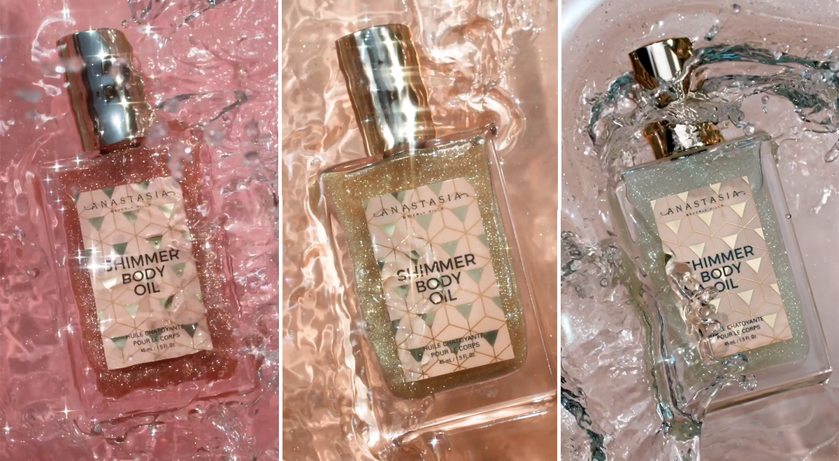 New shades of Anastasia Beverly Hills Shimmer Body Oil