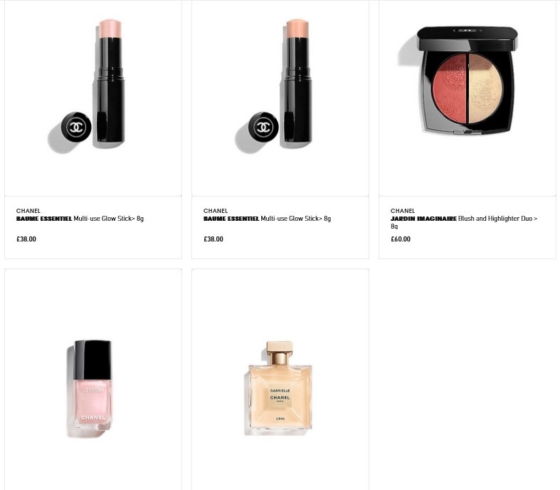 New launches from Chanel at Selfridges