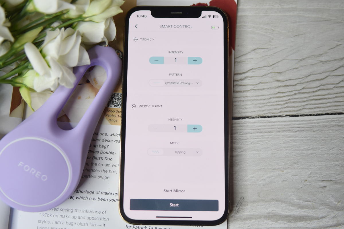 FOREO BEAR 2 Facial Toning Device for Eyes and Lips settings FOREO BEAR 2 Facial Toning Device for Eyes and Lips settings