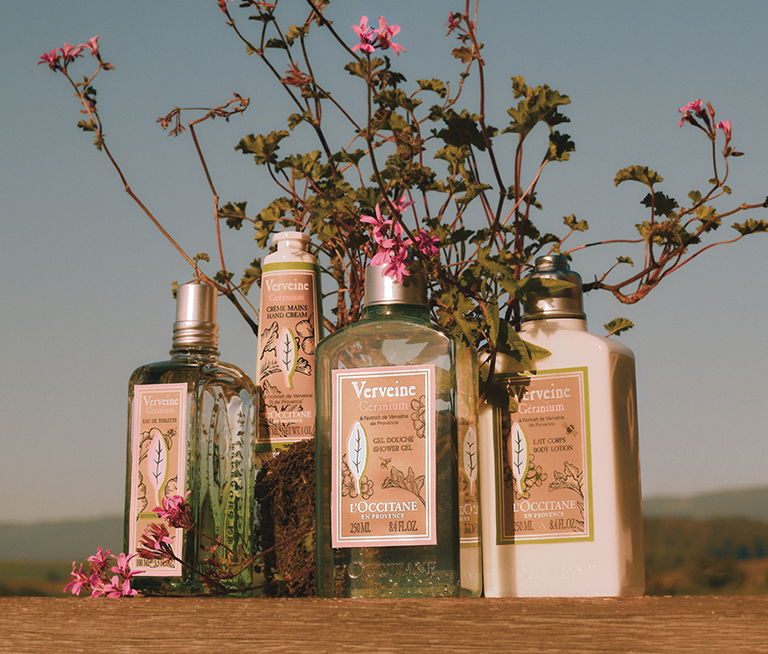 L'Occitane Verbena Geranium Collection