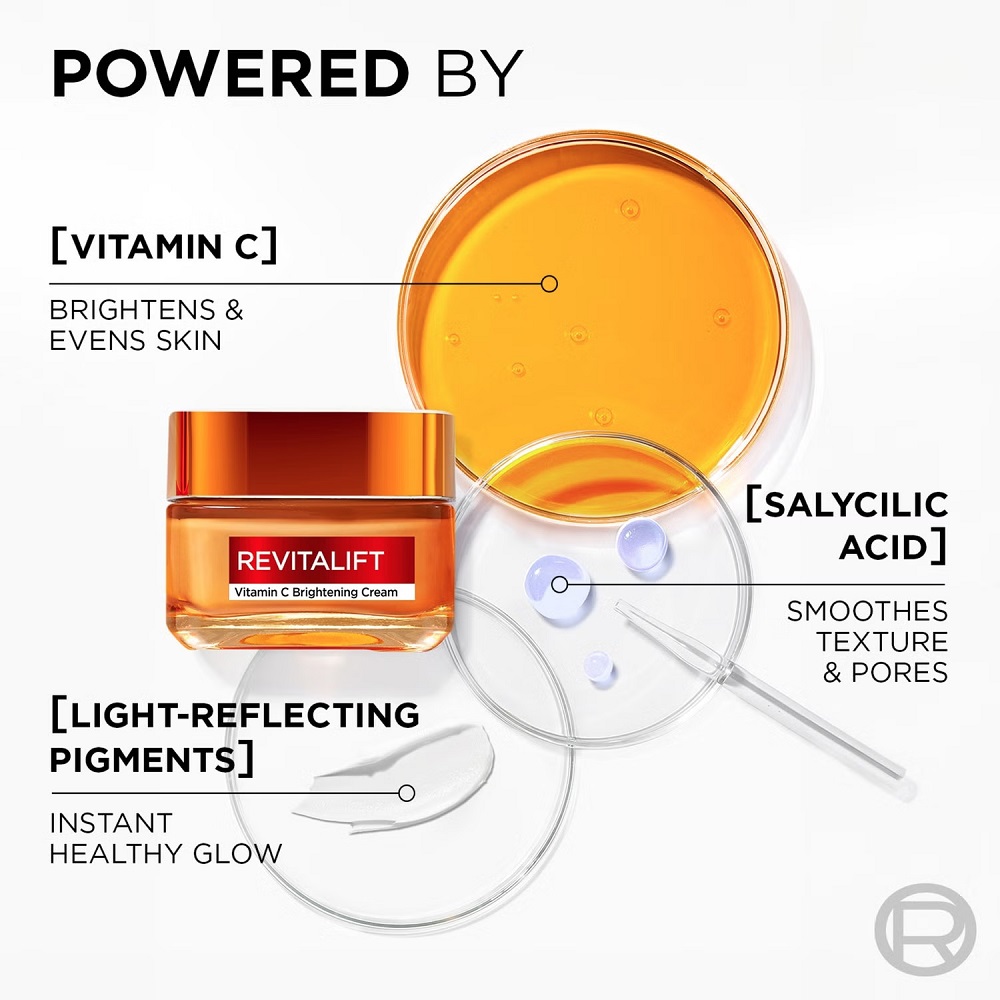 L'Oréal Paris Revitalift Vitamin C Brightening Cream with Vitamin C + Salicylic Acid