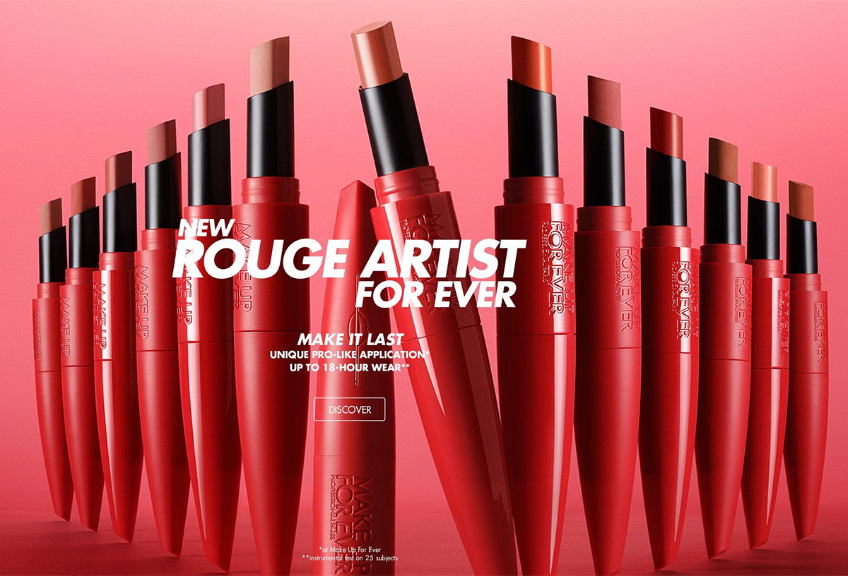 MAKE UP FOR EVER Rouge Artist For Ever Satin & Matte Lipstick