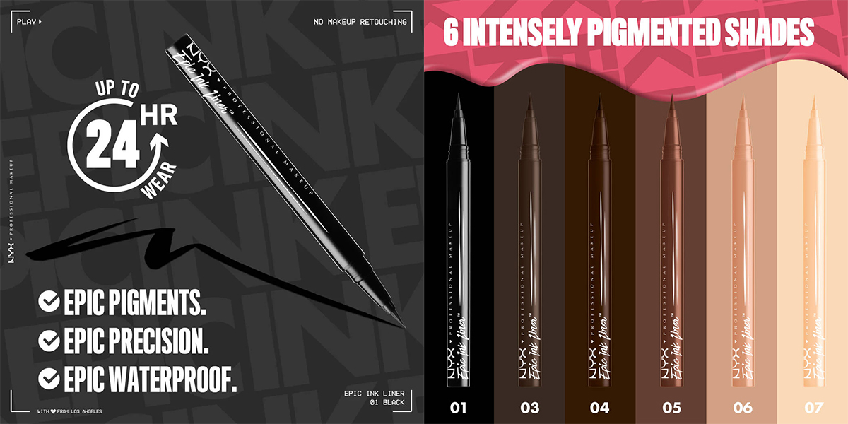 NYX Cosmetics Epic Ink Waterproof Liquid Eyeliner