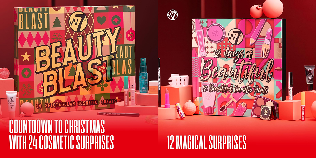 W7 Beauty Advent Calendar 2024