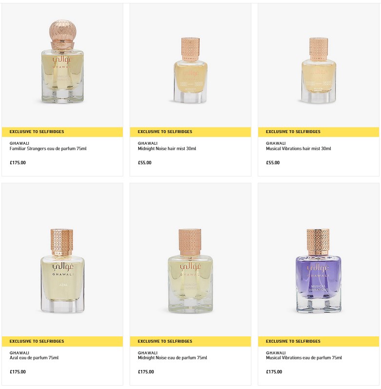 Ghawali has landed at Selfridges