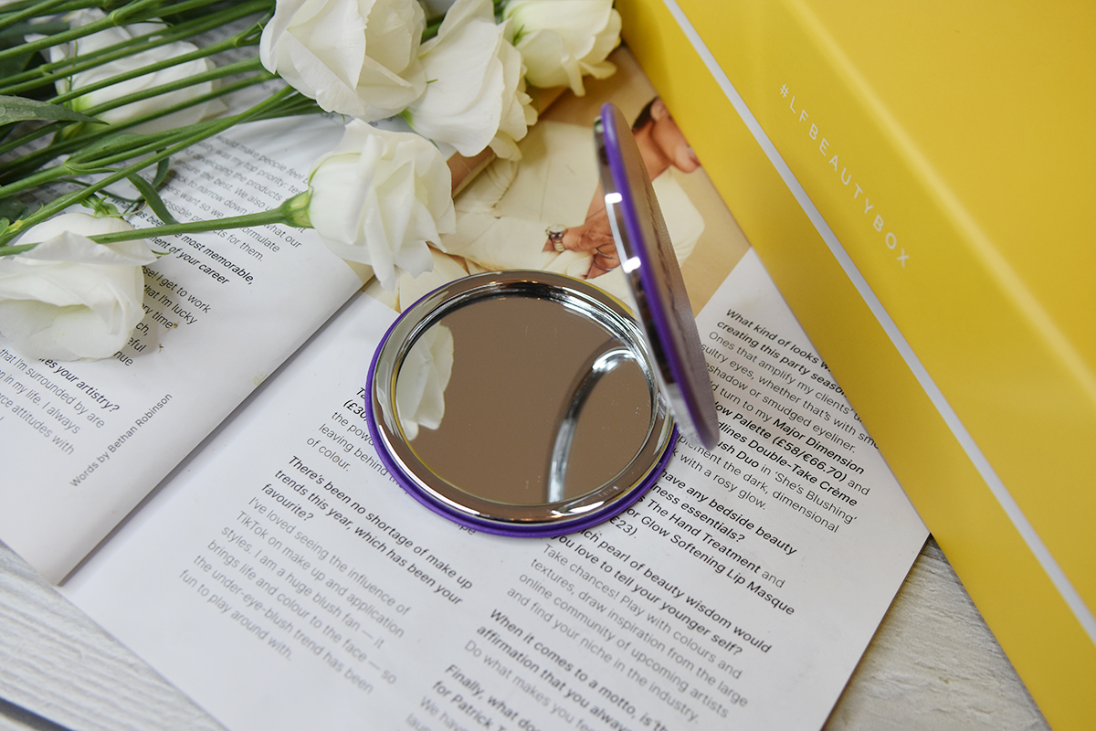 Exclusive 'you LOOKFANTASTIC' 10th Birthday Travel Compact Mirror Exclusive 'you LOOKFANTASTIC' 10th Birthday Travel Compact Mirror