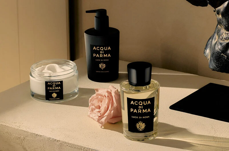Aqua di Parma Luce di Rosa Bath & Body Collection