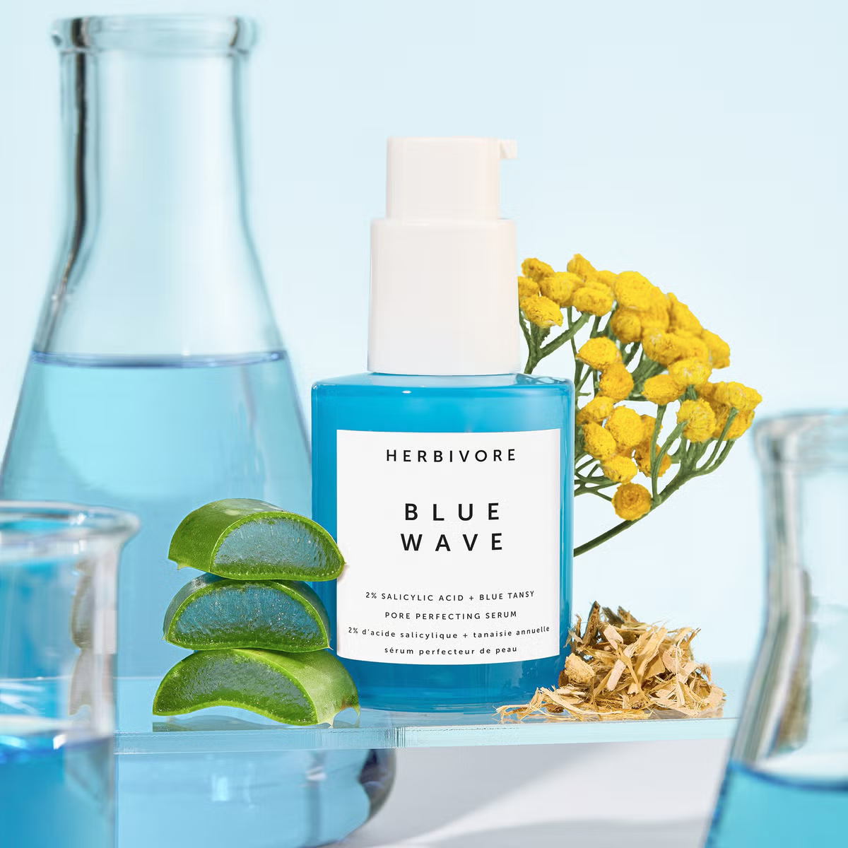 Herbivore Botanicals Blue Wave 2% Salicylic Acid + Blue Tansy Pore Perfecting Serum Herbivore Botanicals Blue Wave 2% Salicylic Acid + Blue Tansy Pore Perfecting Serum