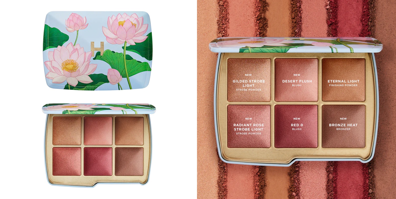 Hourglass Ambient Lighting Lotus Flower Palette Hourglass Ambient Lighting Lotus Flower Palette