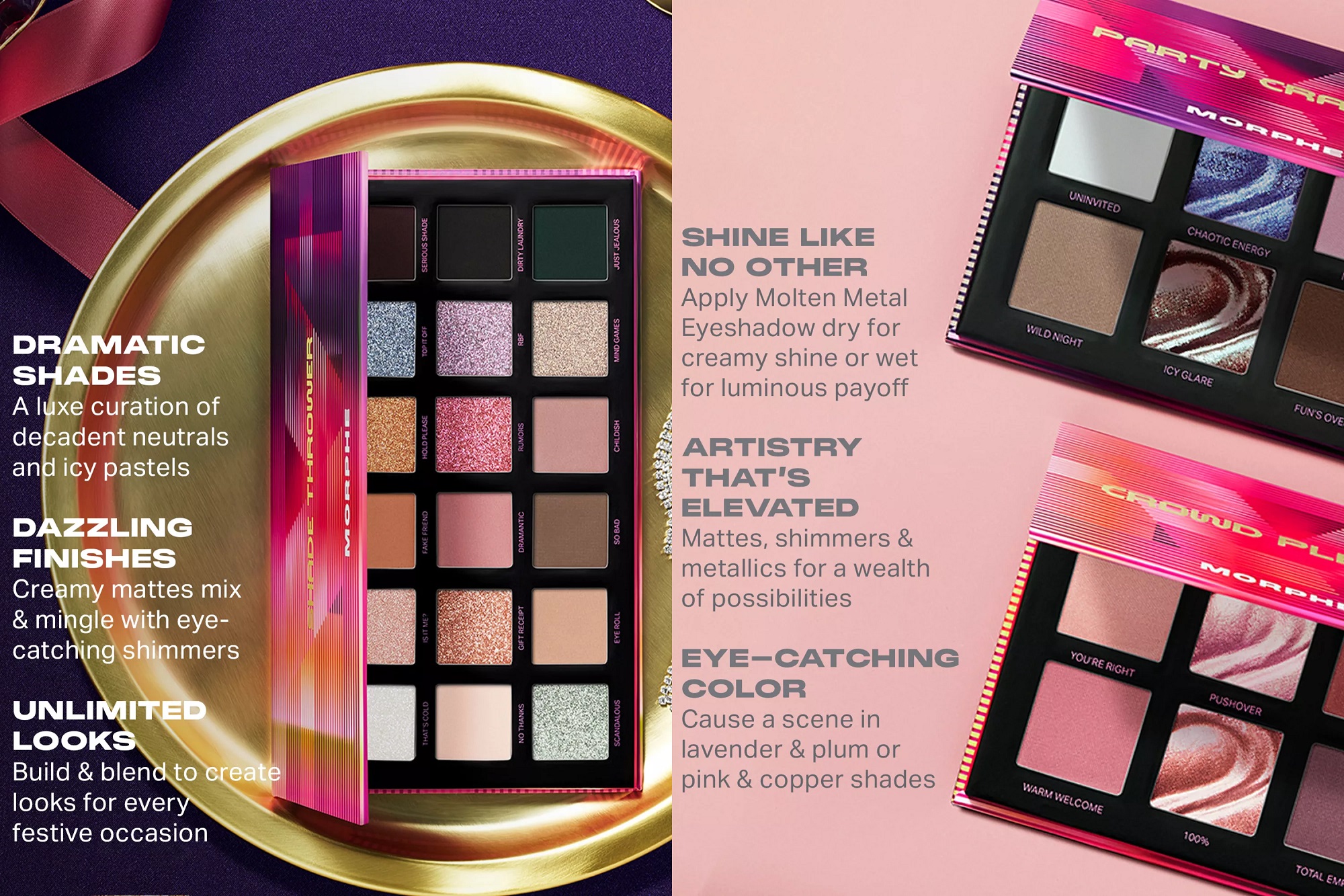 Morphe Artistry Eyeshadow Palettes